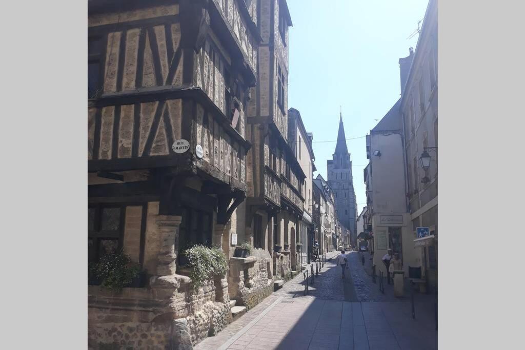 Au Coeur Du Vieux Bayeux, Logement De Charme Daire Dış mekan fotoğraf